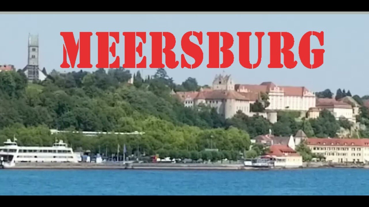 Walking in MEERSBURG (Lake Constance), Germany.