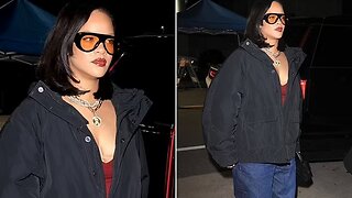 Rihanna’s Trendy Night Out in Santa Monica