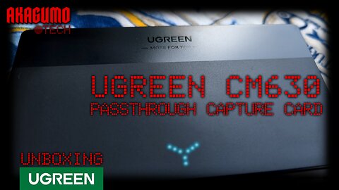 UGreen CM630 Passthrough Capture Card Unboxing