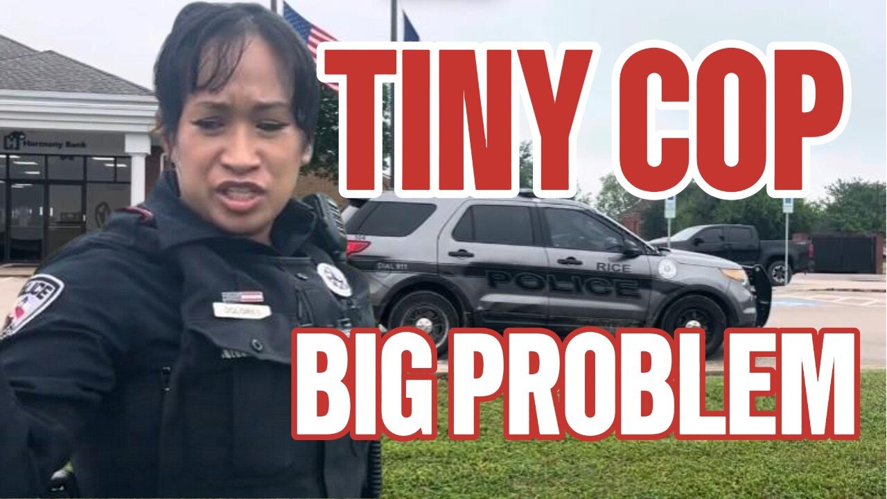 MUST WATCH!🎬 FEELINGS POLICE! TINY ROOKIE COP Forgets the Law on Camera! 🧑‍⚖️👎FIRST AMENDMENT AUDIT!