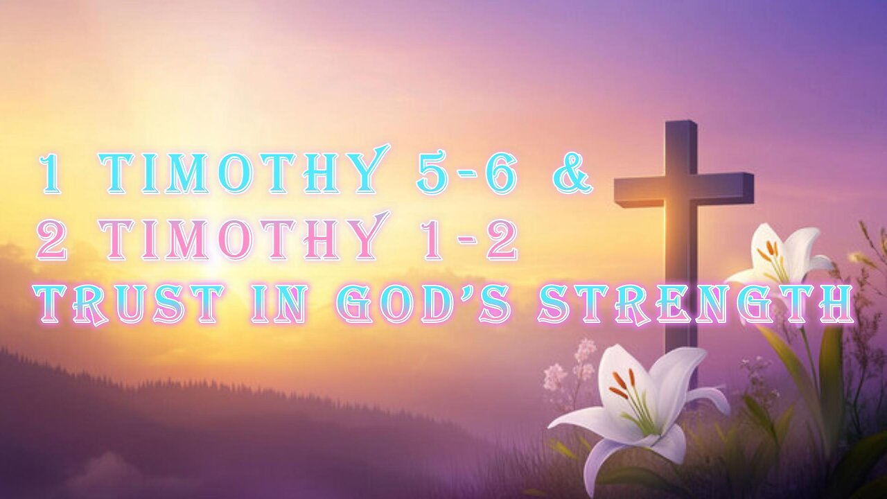 1 Timothy 5-6 & 2 Timothy 1-2: Trust in God’s Strength