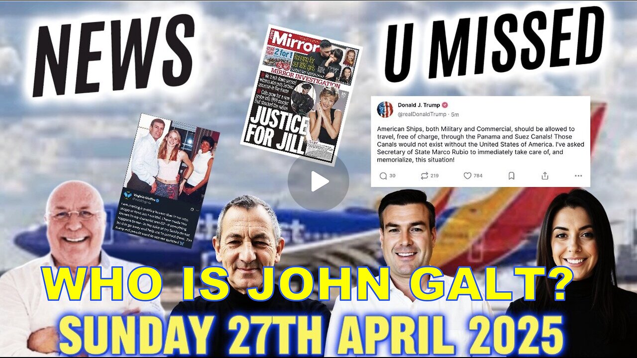 CHARLIE WARD DAILY NEWS U MISSED- EPSTEIN VICTIM IS SUICIDED. UKRAINE PEACE COMING?