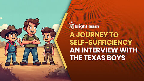 BrightLearn - The Texas Boys: A Journey to Self-Sufficiency, an interview with The Texas Boys