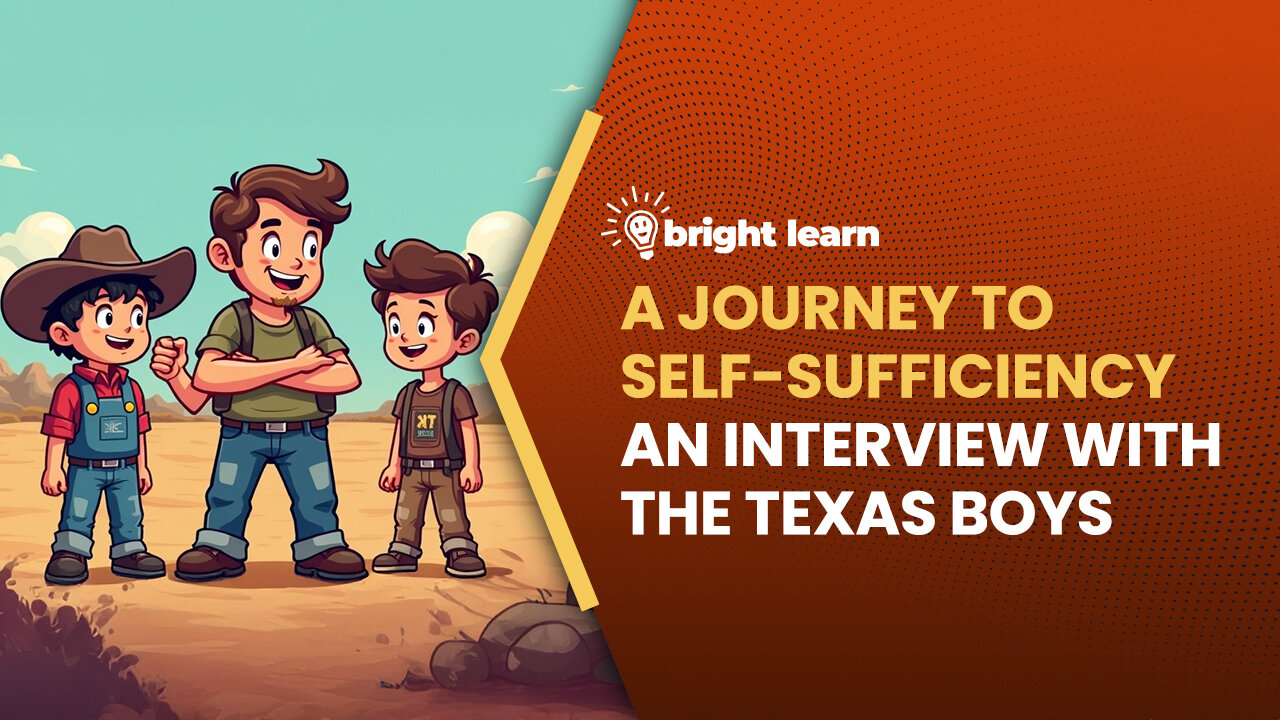 BrightLearn - The Texas Boys: A Journey to Self-Sufficiency, an interview with The Texas Boys