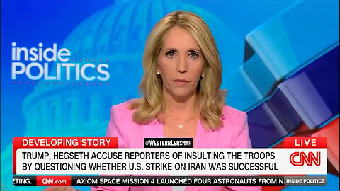 CNN's Dana Bash Loses It Over Trump And Hegseth Calling Out Her Network's Iran Bombing Lies