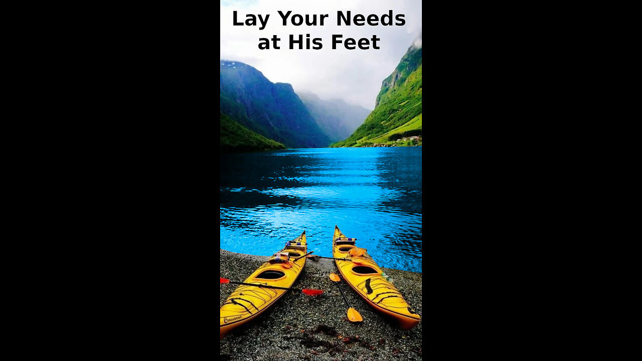 Peter 🍹 509 ~ Lay Your Needs at His Feet