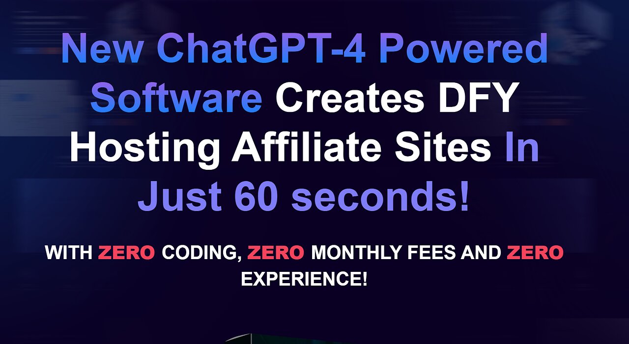 AIhostapp Overview: AI-Powered Software That Instantly Creates 100% DFY Hosting Affiliate Sites