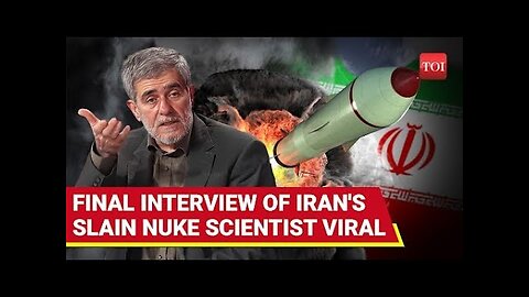 “Iran’s Top Nuclear Scientist’s Final Interview – Major Revelations Before Israeli Strike”