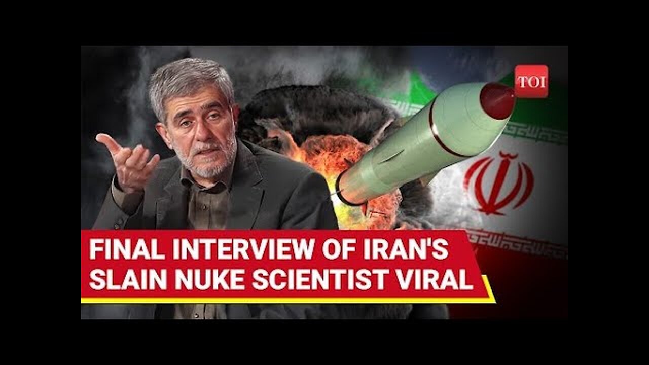 “Iran’s Top Nuclear Scientist’s Final Interview – Major Revelations Before Israeli Strike”