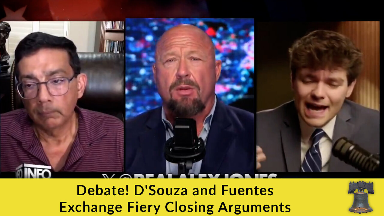 Debate! D'Souza and Fuentes Exchange Fiery Closing Arguments