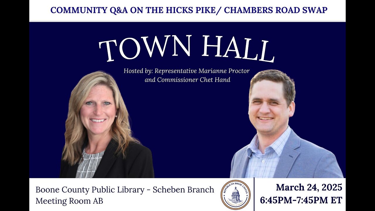 Chambers and Hicks Road Town Hall 3.24.25