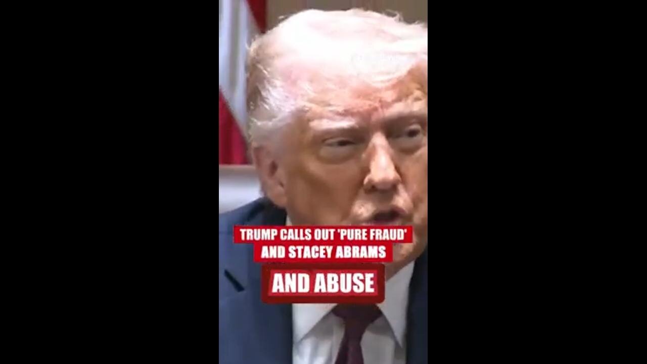 President Trump Talks FRAUD & $2B Given Stacey Abrams