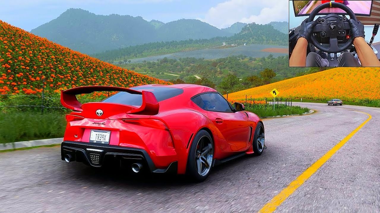 Tuned Toyota GR Supra - Forza Horizon 5 | Thrustmaster TX gameplay