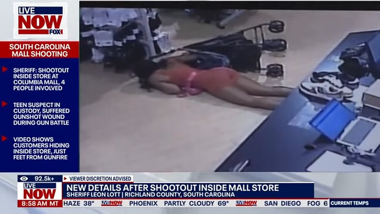 WATCH: Shootout inside South Carolina mall