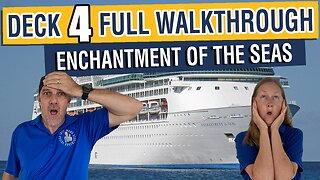 Exploring Deck 4 of Enchantment of the Seas | Tall Man’s Cruise Adventures