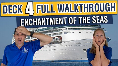 Exploring Deck 4 of Enchantment of the Seas | Tall Man’s Cruise Adventures