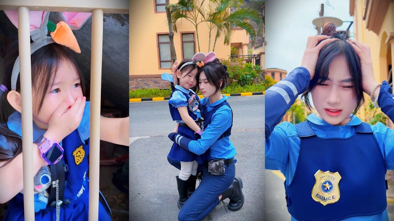 Officer Rabbit finally returned to little Coco #angel