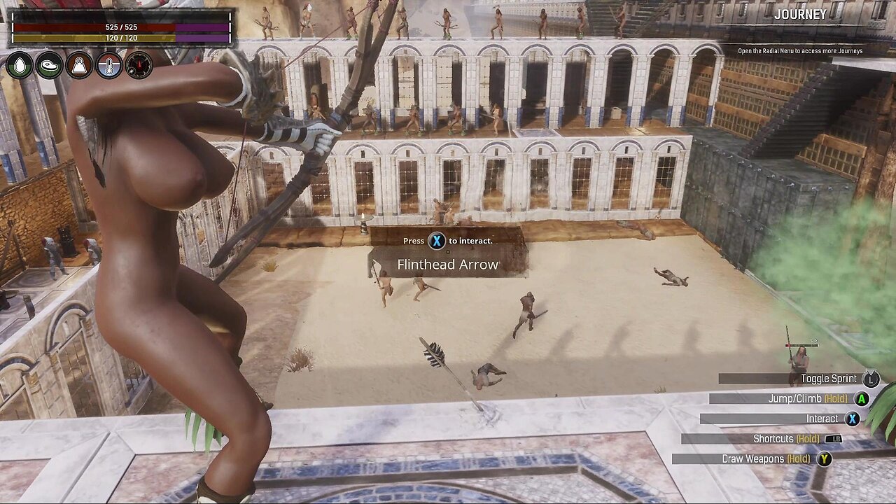 Conan Exiles Naked purge day first purge Busty Boobs Breast expansion huge tits