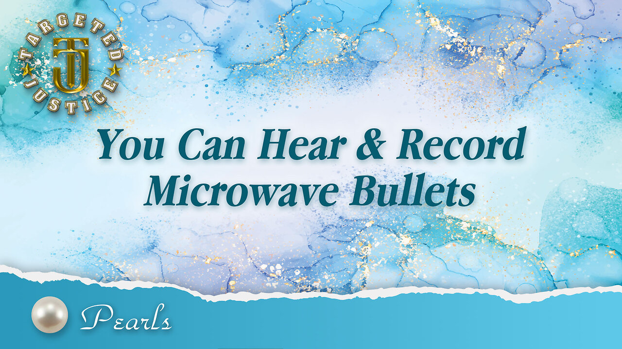 You Can Hear & Record Microwave Bullets