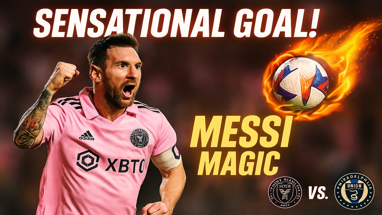 Lionel Messi’s INSANE Free Kick Goal vs Philadelphia 🔥 | MLS Magic!