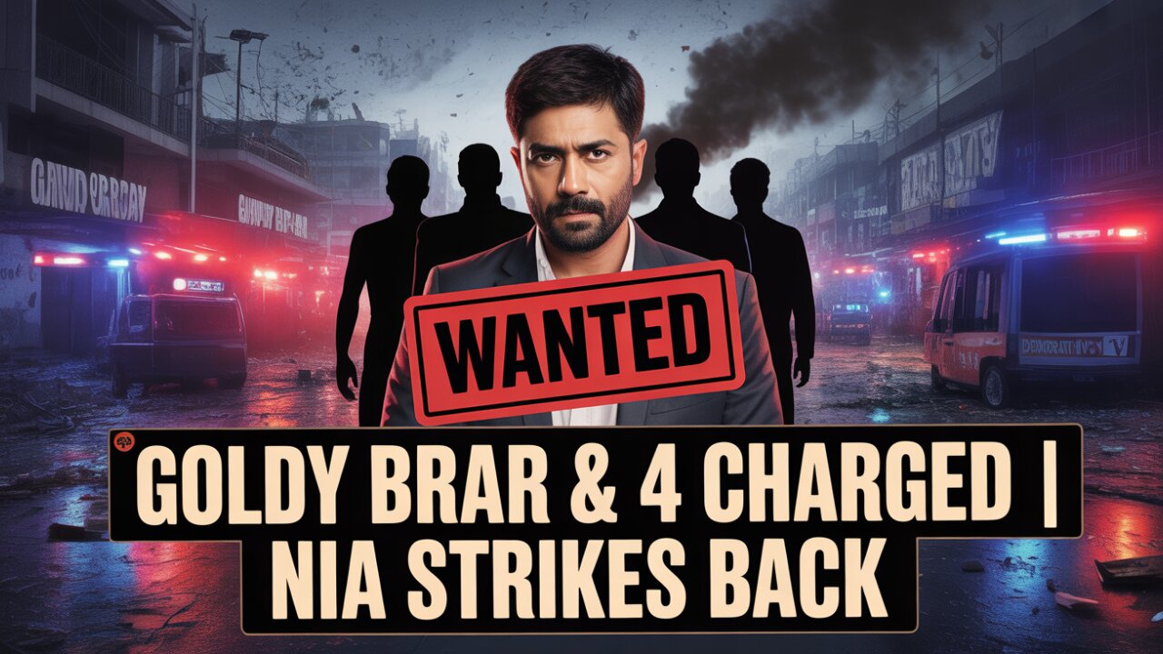 Goldy Brar & 4 Charged by NIA in 2024 Gurugram Twin Bomb Blast Case.