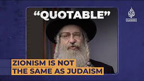 "Understanding Judaism vs Zionism: Insights from a Rabbi"