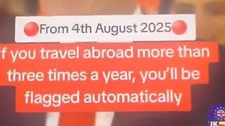 If you leave the UK more than 3 times your 4th will be flagged