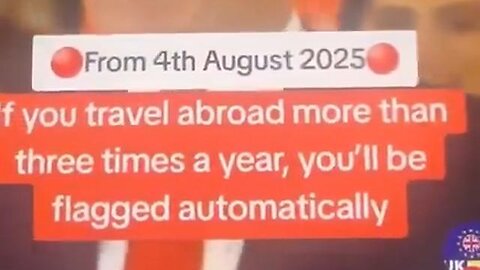 If you leave the UK more than 3 times your 4th will be flagged