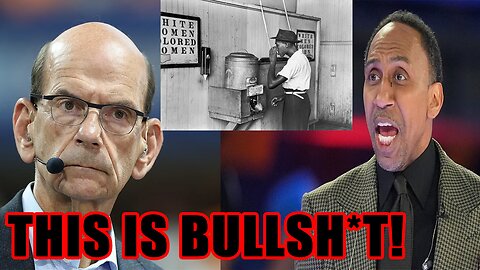 Paul Finebaum TORCHES Stephen A Smith playing BIZARRE Race Card about Ole Miss and Black Players!