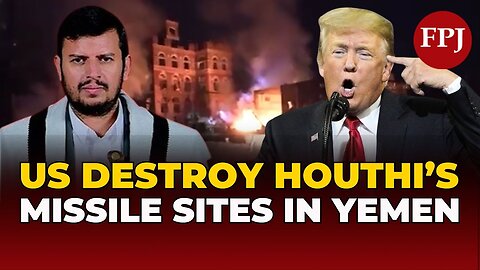 US Airstrikes DESTROY Houthi Missile Sites in Yemen