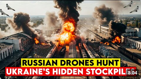 Massive Strikes: Russia Destroys Ukrainian Ammo Depots and Railway Hubs Across the Front!