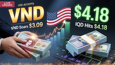 Iraqi Dinar 💥 US Accept the Vietnamese Dong SOARS to $3.09, IQD Hits $4.18!