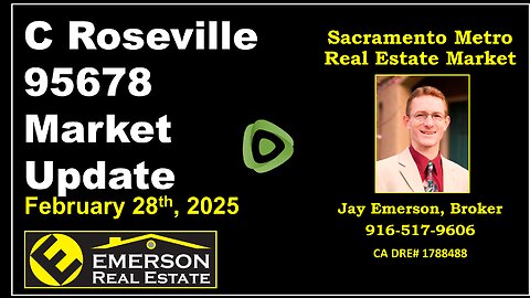 Roseville 95678 Real Estate Market Update