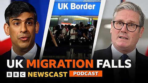 Why has migration to the UK dramatically fallen in the last year? | BBC Newscast