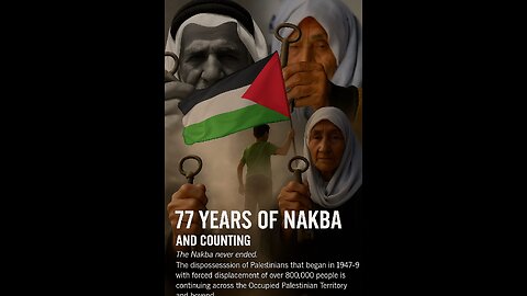 The Nakba never ended because justice never began.