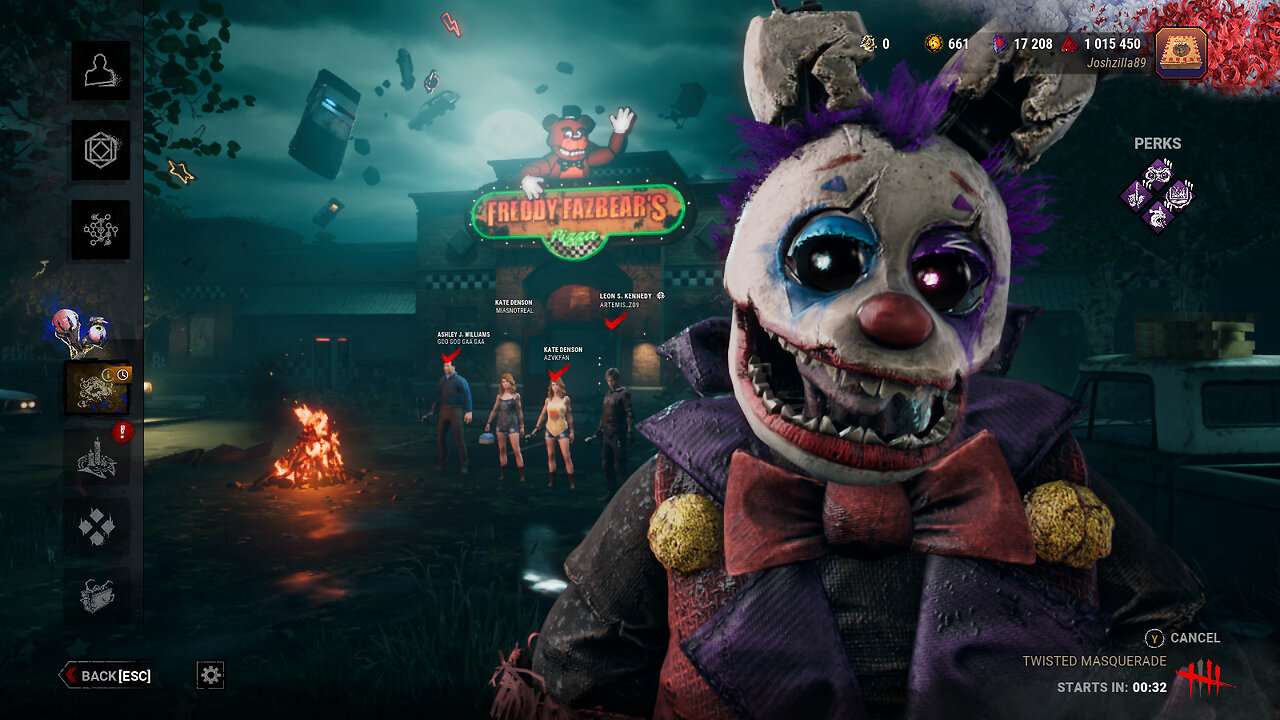 (DBD) Twisted Masquerade Event Matches (07/02/25)
