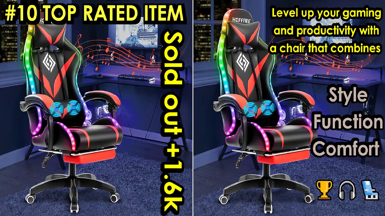 Gamers opinions about this LED light gaming chair!