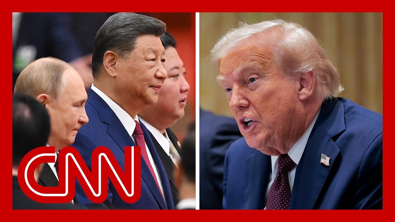 Trump responds to Putin, Xi and Kim Jong Un appearing together