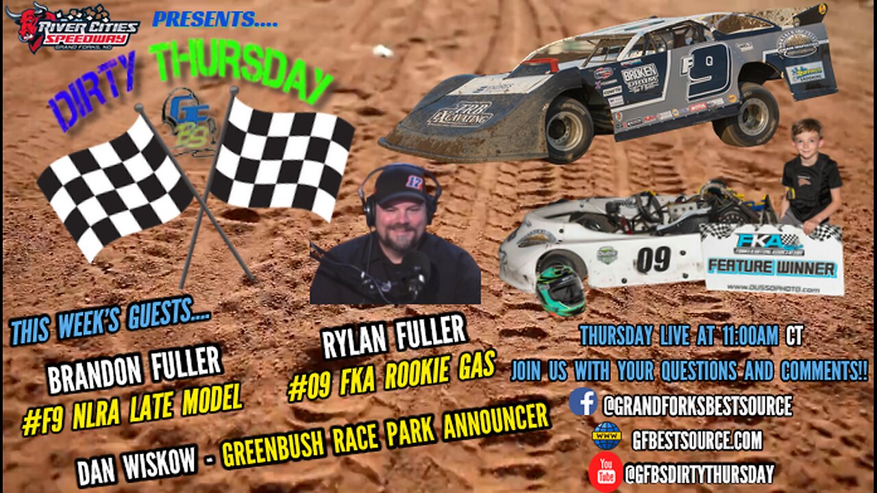 RCS DIRTY THURSDAY - with Greenbush Announcer, Dan Wiskow & NOSA/NLSA Director, Amanda Jo Enright
