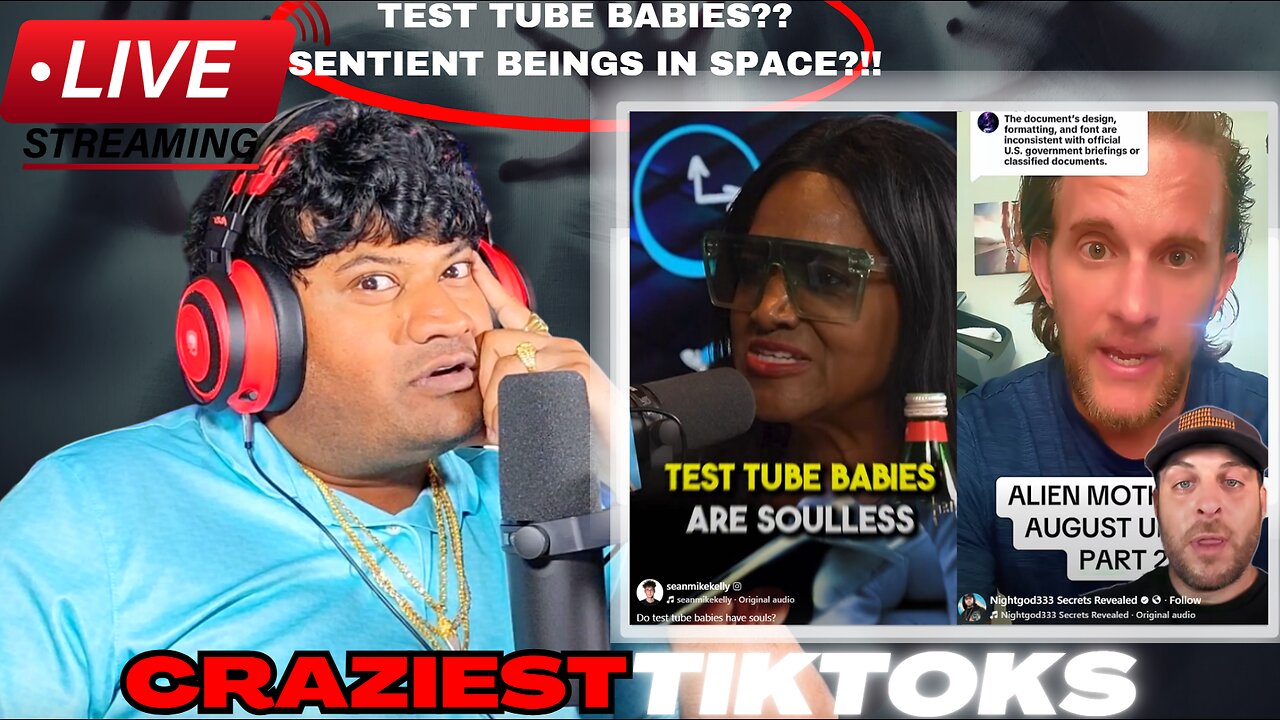 Mysterious and Strange Tiktok Videos Live Stream with Tedi (pt. 103)