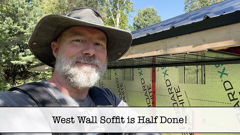 Building the Shop - Part 76 - West Side Bird Box and Soffit Started
