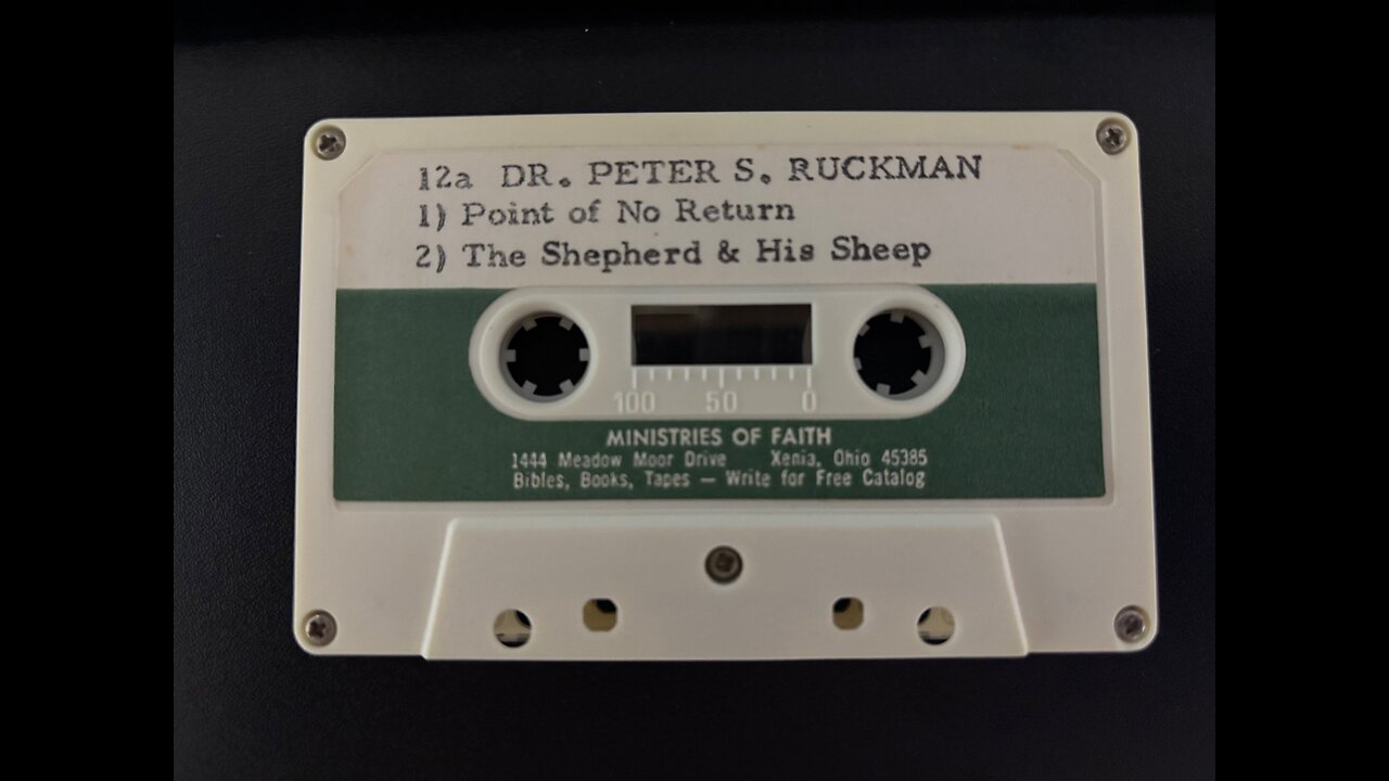 The Shepherd And His Sheep - Dr. Ruckman