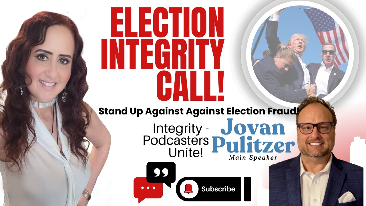 LIVE ELECTION INTEGRITY CALL - Jovan Pulitzer Main Speaker