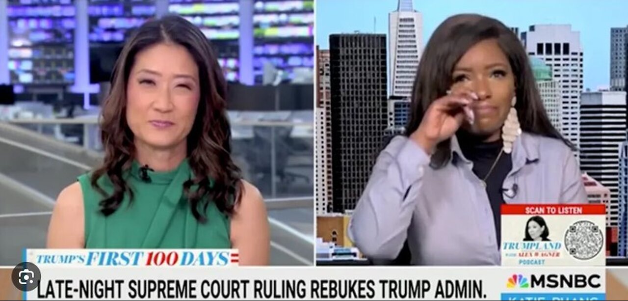 Jasmine Crockett Cries on MSNBC After Being Praised