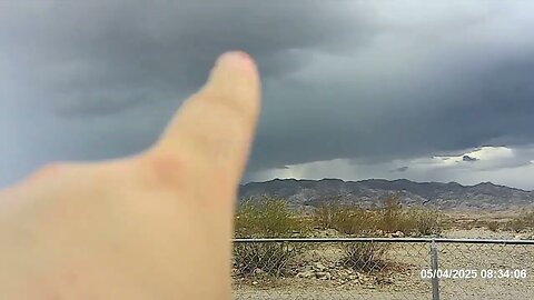 Needles CA First lightning storm of 2025! (04/02/2025)