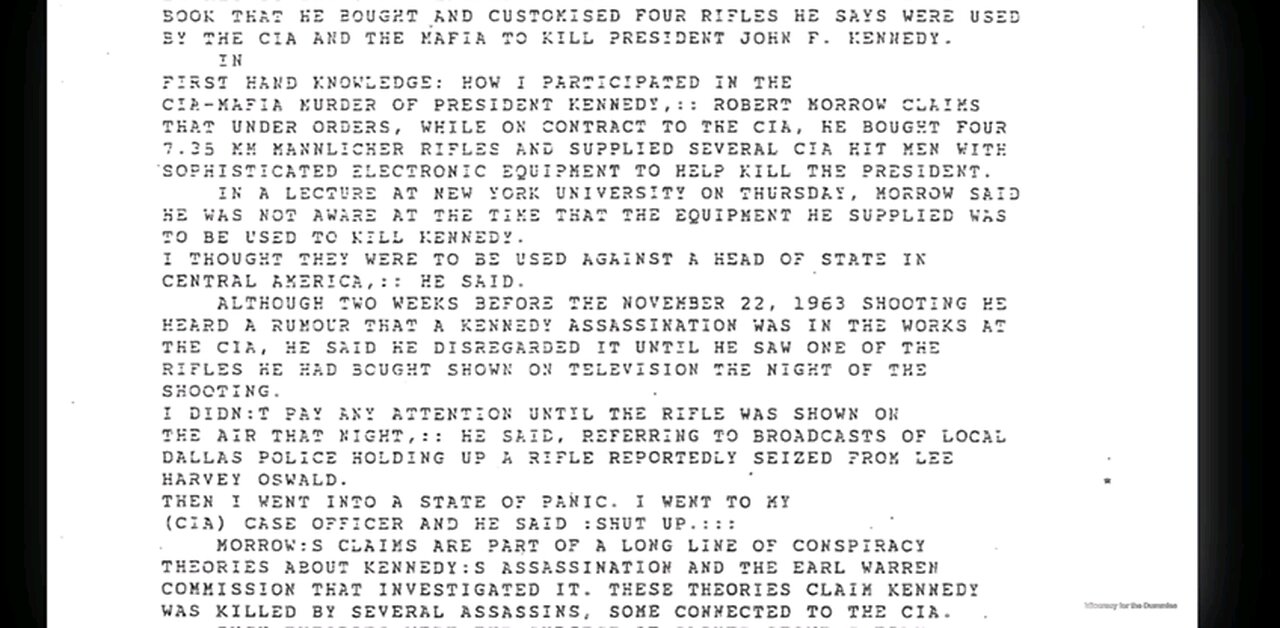 Australia's ASIO Requested Warren Commission Not To Declassify-Doc CD-971-Israel's Involvement