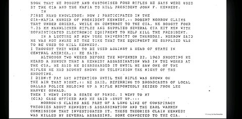 Australia's ASIO Requested Warren Commission Not To Declassify-Doc CD-971-Israel's Involvement