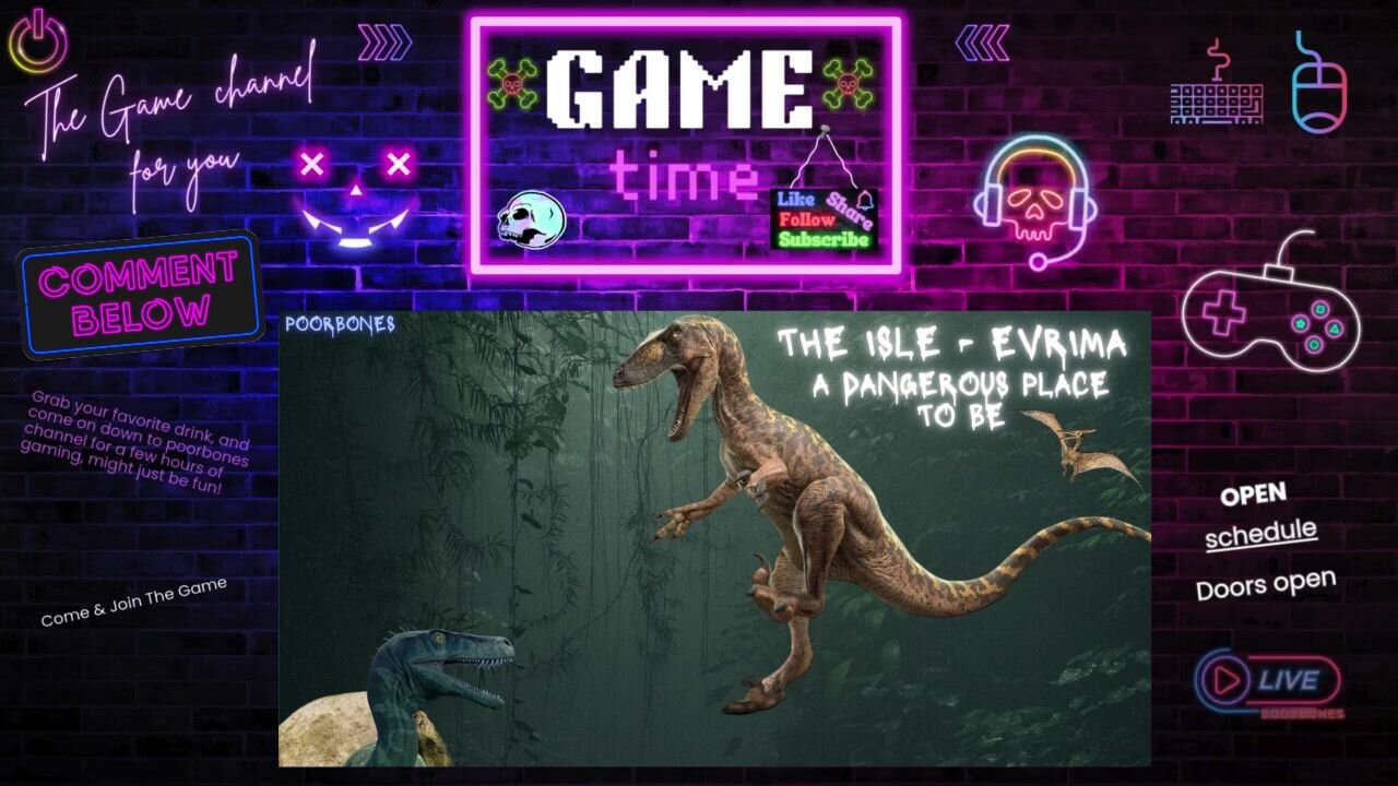 ❗☠️👣The Isle Evrima : game play#12☠️ Roar