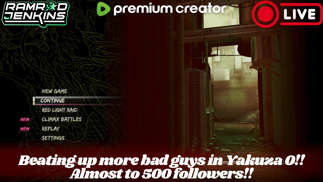Almost to 500 followers! Beating up more bad guys in Yakuza 0!