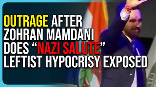 Outrage After Zohran Mamdani Does “Nazi Salute”, Leftist Hypocrisy Exposed